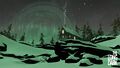 Aurora behind Trapper's Homestead (early alpha)