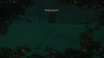 The bloody screen and distance meter