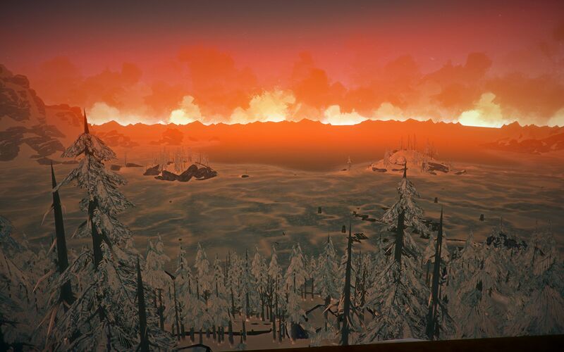 File:Abandonned lookout overview at dawn.jpg