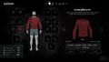 The sweatshirt at 1% condition on the male paper doll model.