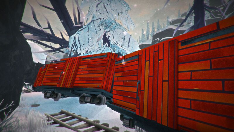 File:The Ravine - rail carriages.jpg