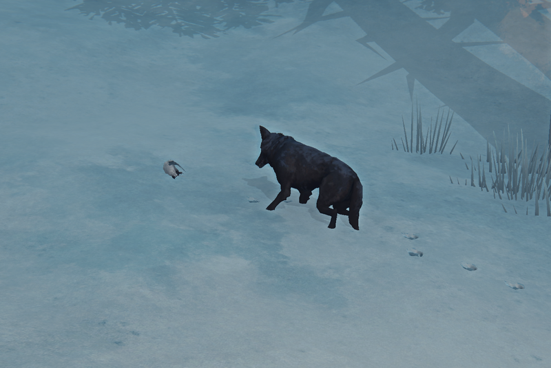 File:Wolf eating Ptarmigan.png