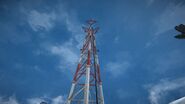 The radio mast